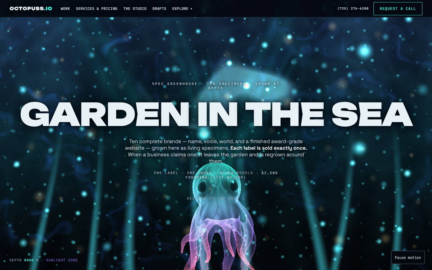 Garden in the Sea index at 1440px